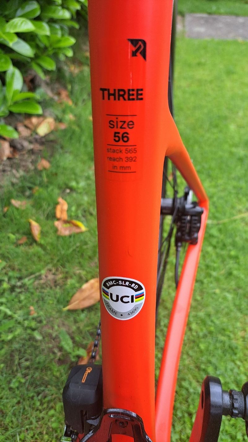 BMC Teammachine SLR THREE 2025 2025 Road & Gravel usato, Rosso — immagine 8 di 9