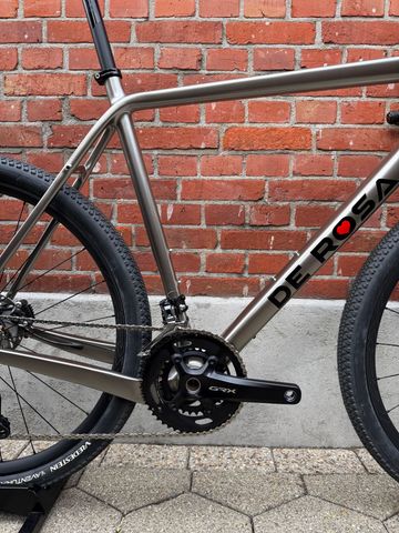 Used De Rosa Custom Shimano GRX 2023 Road & Gravel, Light Gray — image 3 of 15