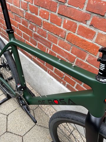Used De Rosa Custom Shimano GRX Di2 2023 Road & Gravel, Green — image 8 of 14