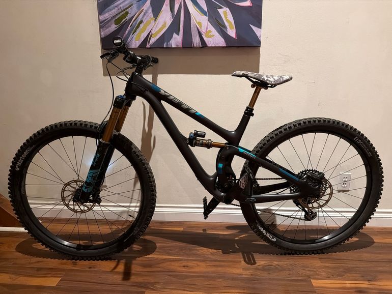 Used Yeti SB5.5 TURQ X01 Eagle 2018 2018 Mountainbike, Light Gray, 29 — image 2 of 21