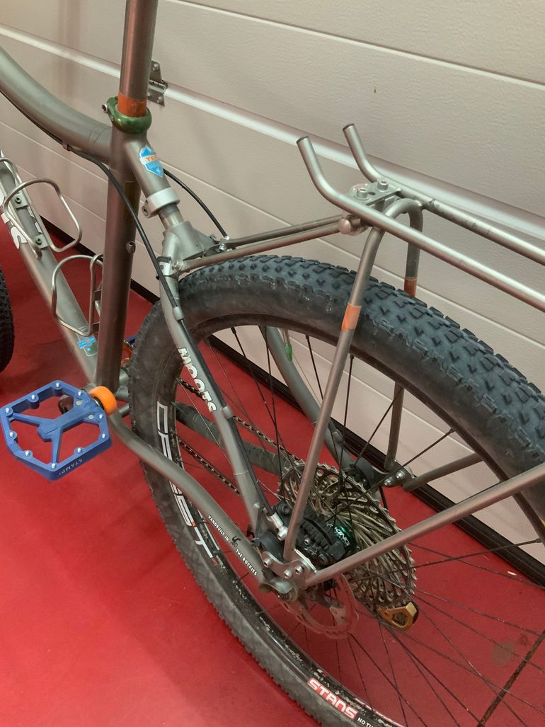 Used Moots Rogue YBB 2014 Mountainbike, Hellgrau — image 3 of 6