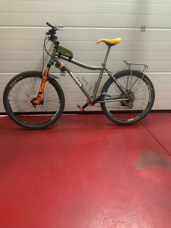 Used Moots Rogue YBB 2014 Mountainbike, Hellgrau — image 5 of 6