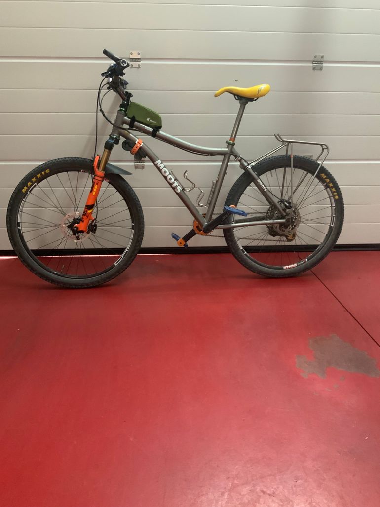 Used Moots Rogue YBB 2014 Mountainbike, Hellgrau — image 5 of 6
