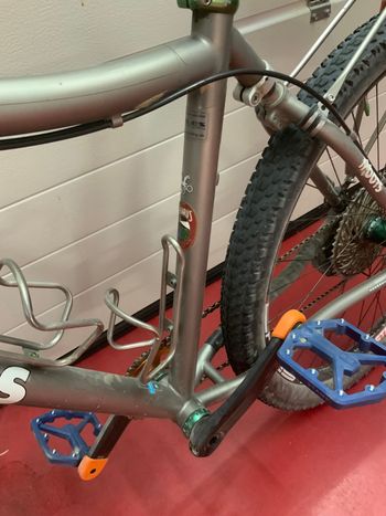 Used Moots Rogue YBB 2014 Mountainbike, Hellgrau — image 2 of 6