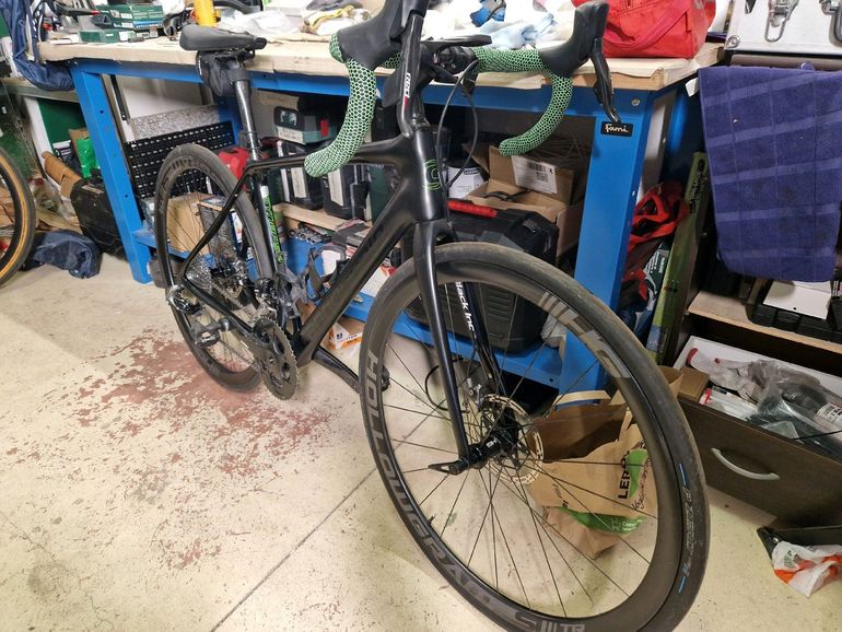 Brugt Cannondale Synapse Hi-MOD Disc RED eTap 2018 2018 Road & Gravel — billede 10 af 21