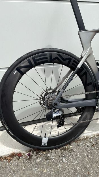 Used CUBE LITENING AERO C:68X SLT 2024 2024 Road & Gravel, Light Gray — image 3 of 6