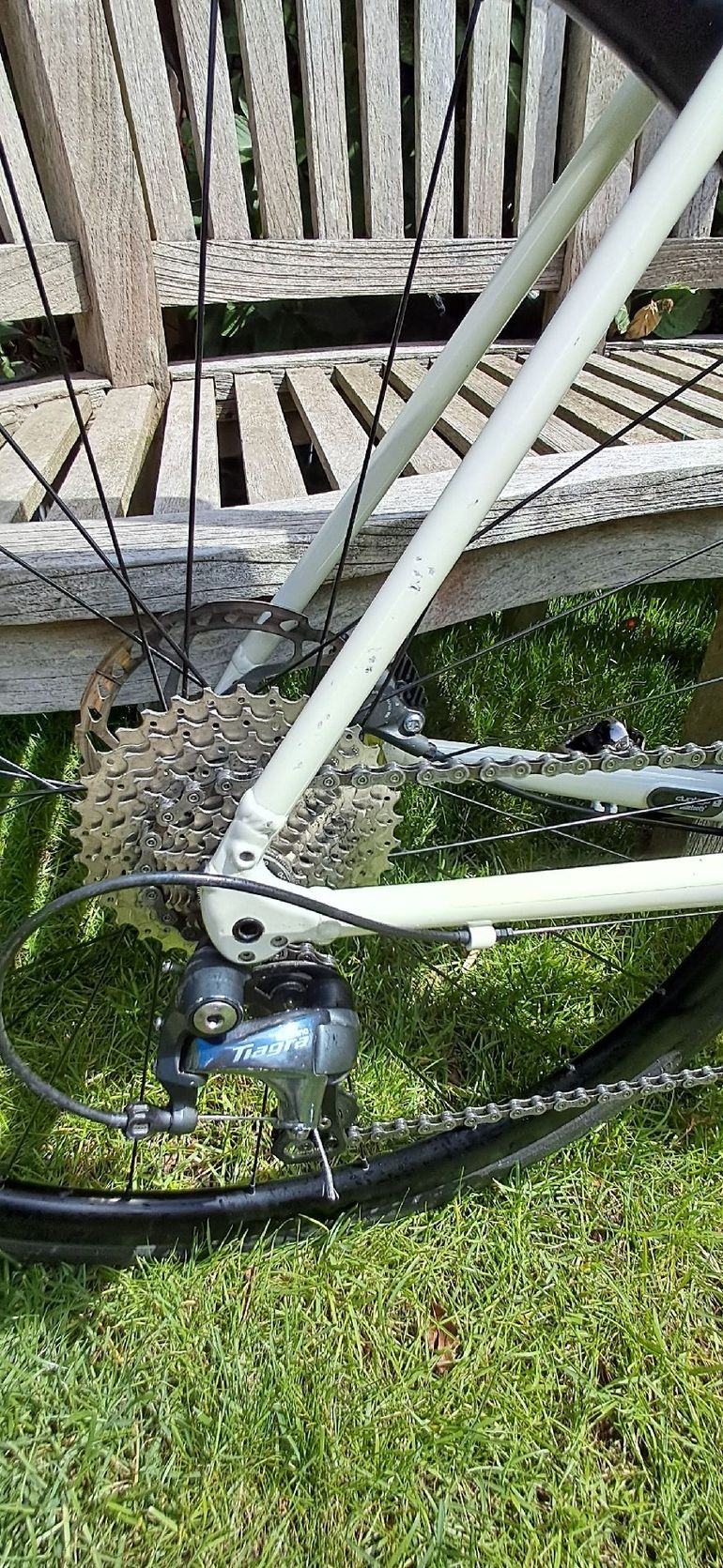 Used Trek Domane AL 4 Disc 2021 2021 Road & Gravel, Weiß — image 3 of 6