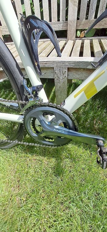 Used Trek Domane AL 4 Disc 2021 2021 Road & Gravel, Weiß — image 4 of 6