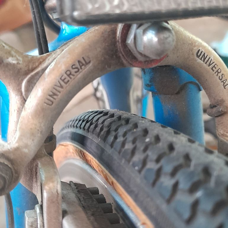 Used Leuci Anno 1985 Gruppo Misto Cambio Campagnolo Nuovo Gran Sport 1985 Urban, Blue — image 7 of 8