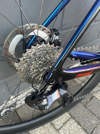 Used Specialized Specialized S-Works Roubaix Di2 12-S Powermeter ROVAL C38 2019 Road & Gravel, Blue — image 7 of 15