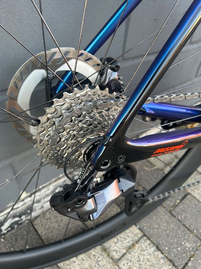 Used Specialized Specialized S-Works Roubaix Di2 12-S Powermeter ROVAL C38 2019 Road & Gravel, Blue — image 7 of 15