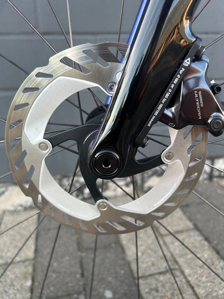 Used Specialized Specialized S-Works Roubaix Di2 12-S Powermeter ROVAL C38 2019 Road & Gravel, Blue — image 10 of 15
