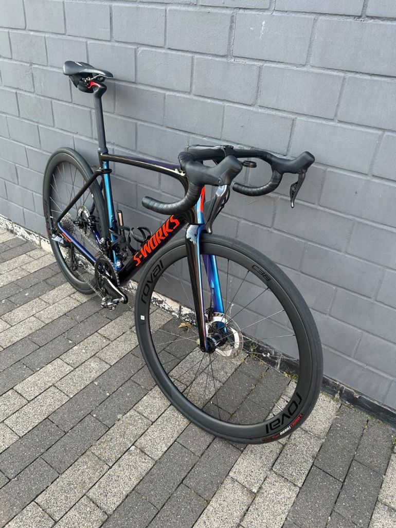 Used Specialized Specialized S-Works Roubaix Di2 12-S Powermeter ROVAL C38 2019 Road & Gravel, Blue — image 3 of 15