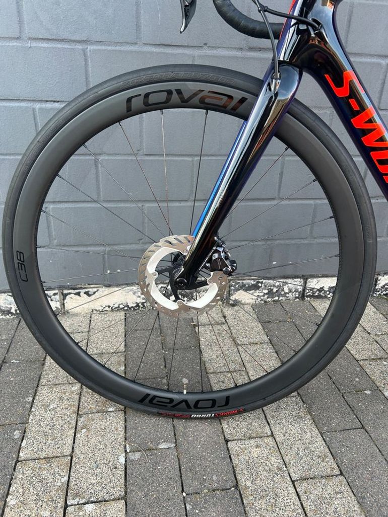 Used Specialized Specialized S-Works Roubaix Di2 12-S Powermeter ROVAL C38 2019 Road & Gravel, Blue — image 11 of 15