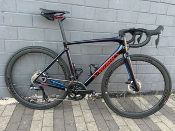 Used Specialized Specialized S-Works Roubaix Di2 12-S Powermeter ROVAL C38 2019 Road & Gravel, Blue — image 2 of 15