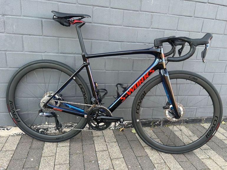 Used Specialized Specialized S-Works Roubaix Di2 12-S Powermeter ROVAL C38 2019 Road & Gravel, Blue — image 2 of 15
