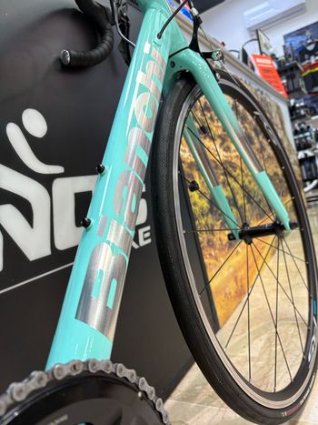 Used Bianchi Via Nirone 7 105 2021 2021 Road & Gravel, Green — image 7 of 8