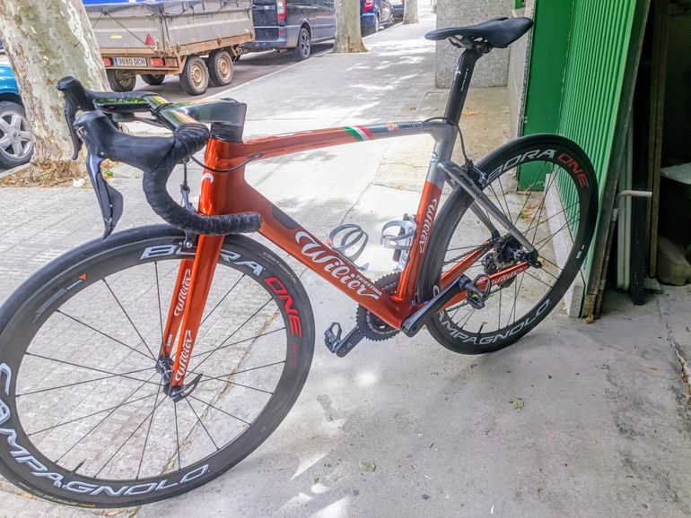 Used Wilier Cento10pro Shimano Ultegra Di2 (12 Speed) 2023 Road & Gravel, Orange — image 13 of 19