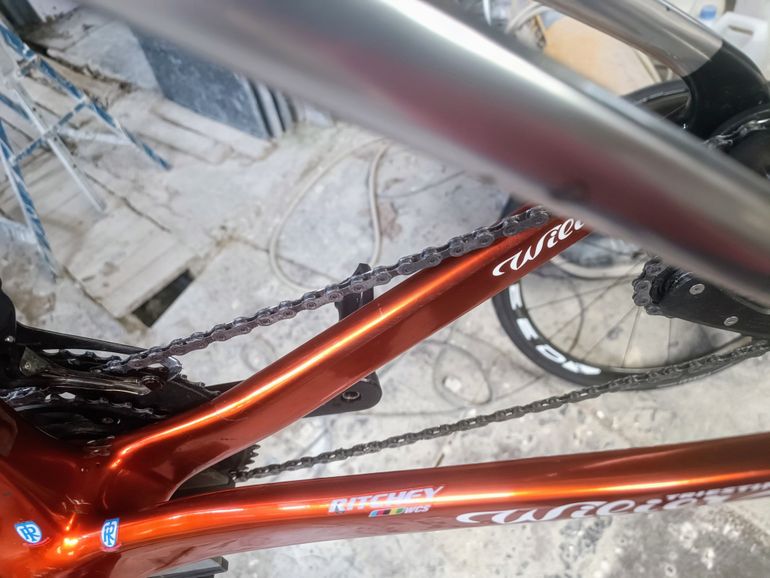 Used Wilier Cento10pro Shimano Ultegra Di2 (12 Speed) 2023 Road & Gravel, Orange — image 6 of 19