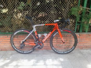 Used Wilier Cento10pro Shimano Ultegra Di2 (12 Speed) 2023 Road & Gravel, Orange — image 2 of 19