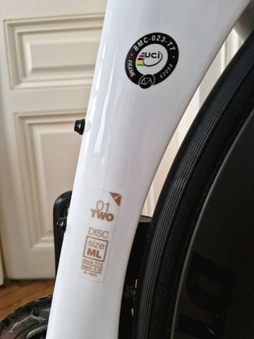 BMC Timemachine SRAM Force eTap AXS 2025 Road & Gravel de segunda mano, Blanco — imagen 5 de 8