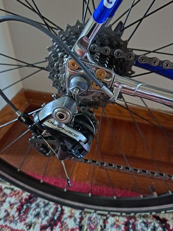 Used Gios Compact Shimano Dura Ace 2000 Road & Gravel, Blau — image 8 of 11