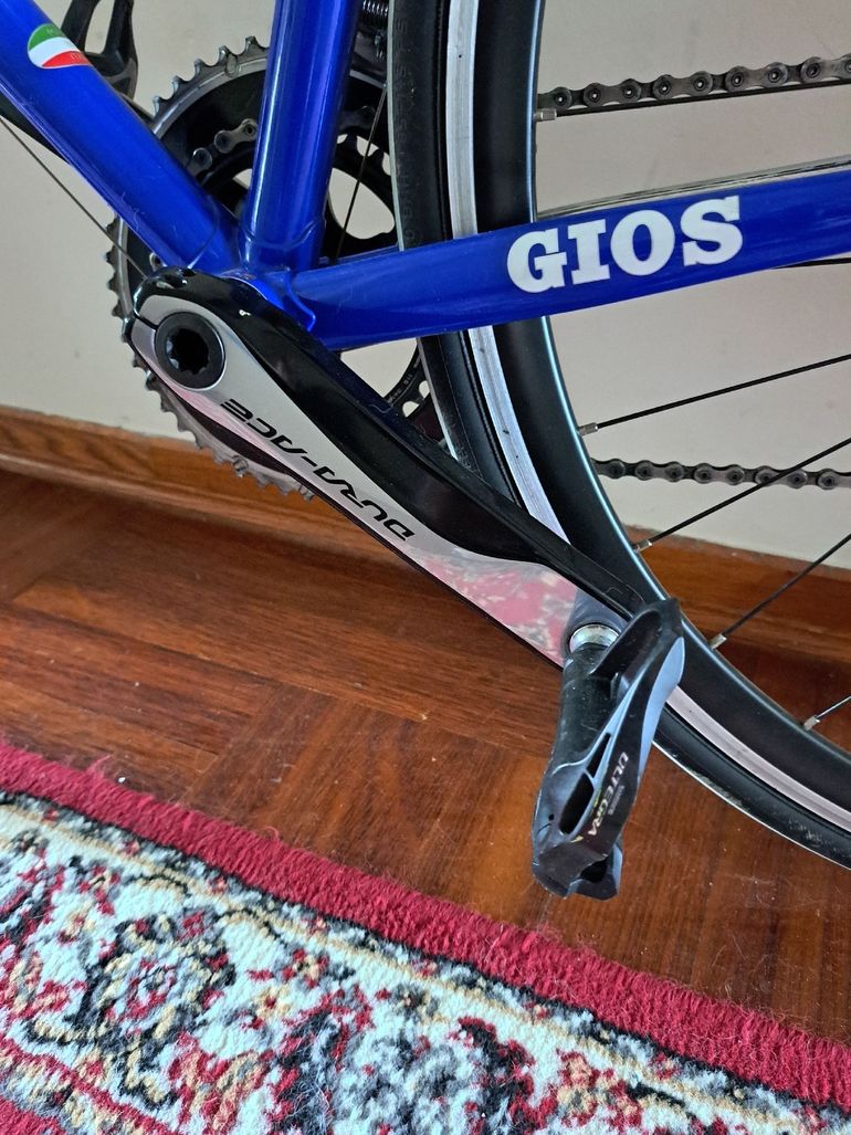 Used Gios Compact Shimano Dura Ace 2000 Road & Gravel, Blau — image 7 of 11