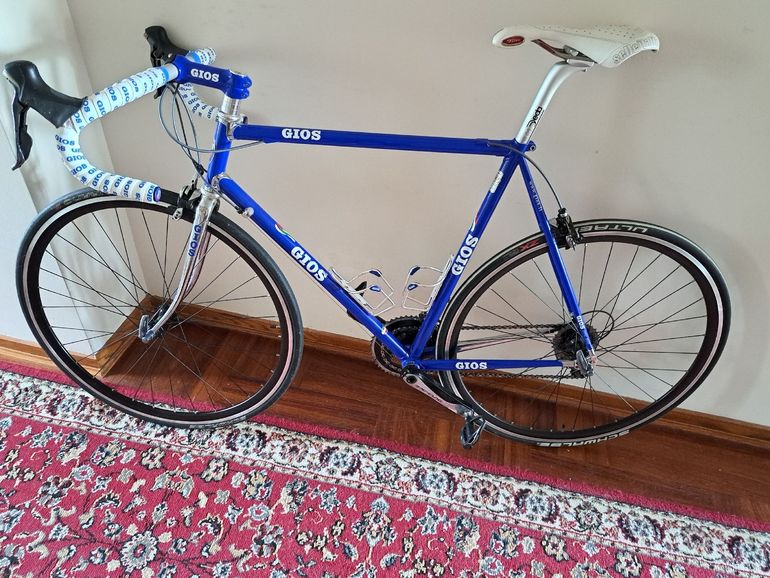 Used Gios Compact Shimano Dura Ace 2000 Road & Gravel, Blau — image 1 of 11