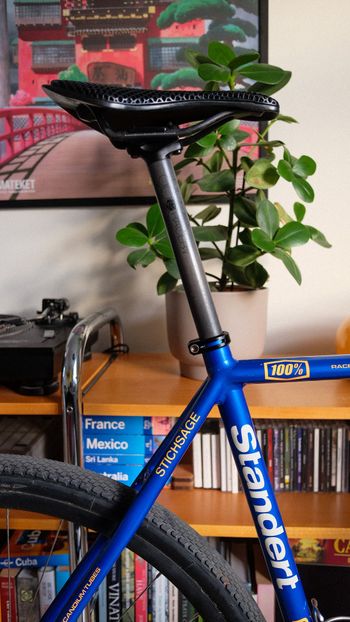 Used Standert Stichsäge Team Sram Rival 1 eTap AXS 2023 2023 Road & Gravel, Blau — image 2 of 20