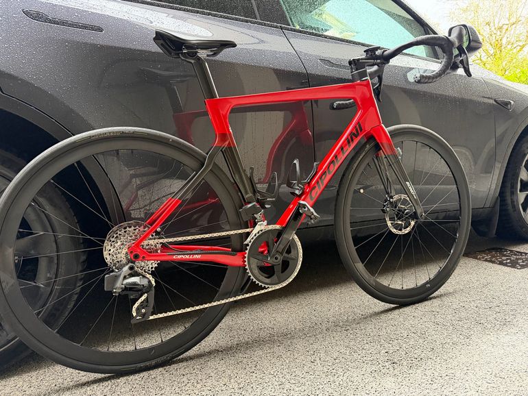 Used Cipollini Bond SRAM Rival eTap AXS 2024 Road & Gravel, Rot — image 1 of 17