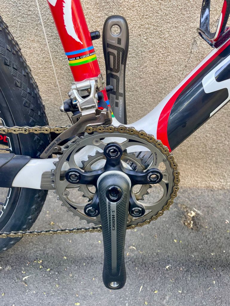 Used Specialized S-Works Stumpjumper Carbon HT 2010 2010 Mountainbike, Weiß, 26 — image 4 of 17