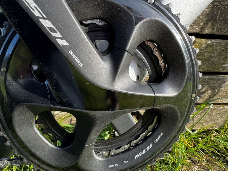 Used Trek Émonda SL 5 Disc 2022 2022 Road & Gravel, Hellgrau — image 15 of 17