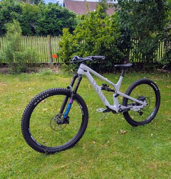 Used Canyon Spectral Mullet CF 8 CLLCTV 2024 2024 Mountainbike, White, 29, 27.5 — image 2 of 11