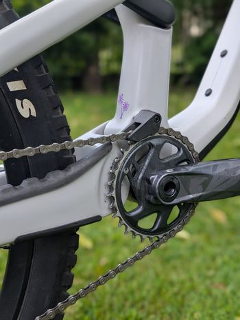 Used Canyon Spectral Mullet CF 8 CLLCTV 2024 2024 Mountainbike, White, 29, 27.5 — image 10 of 11