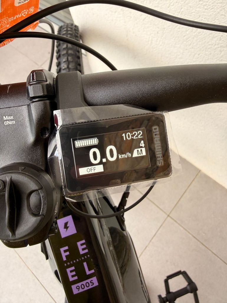Used ROCKRIDER E-MTB E-Feel Shimano CUES Di2 2026 Mountainbike, Black — image 11 of 12