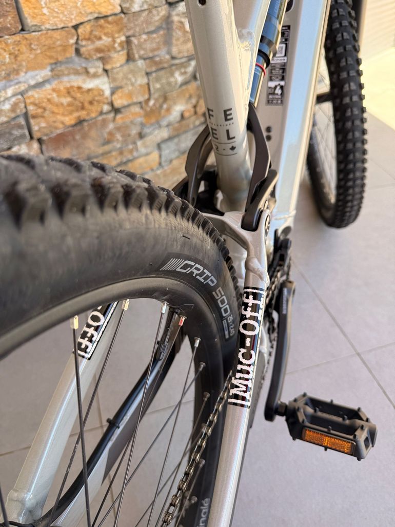Used ROCKRIDER E-MTB E-Feel Shimano CUES 2024 Mountainbike, Light Gray — image 6 of 10