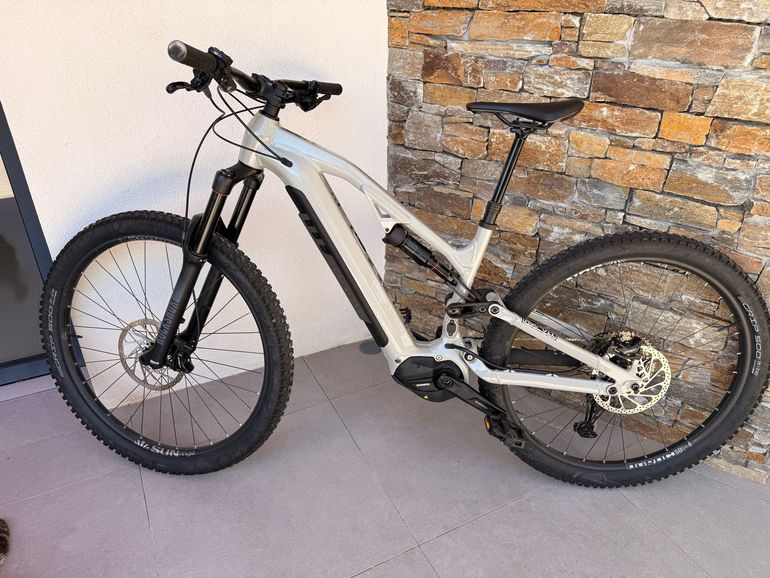Used ROCKRIDER E-MTB E-Feel Shimano CUES 2024 Mountainbike, Light Gray — image 2 of 10