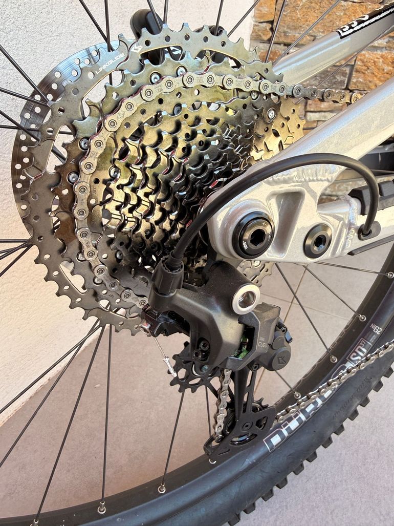 Used ROCKRIDER E-MTB E-Feel Shimano CUES 2024 Mountainbike, Light Gray — image 4 of 10