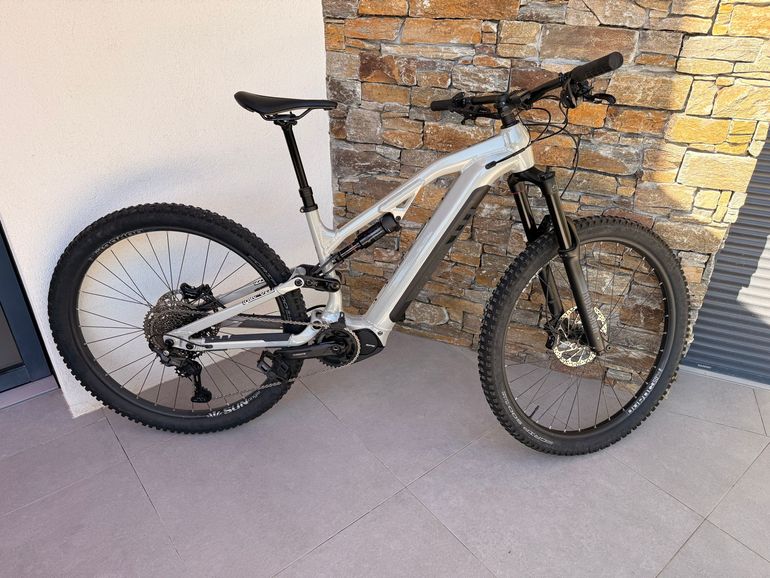 Used ROCKRIDER E-MTB E-Feel Shimano CUES 2024 Mountainbike, Light Gray — image 1 of 10