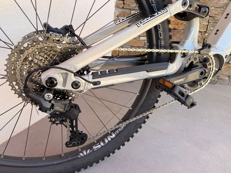 Used ROCKRIDER E-MTB E-Feel Shimano CUES 2024 Mountainbike, Light Gray — image 3 of 10