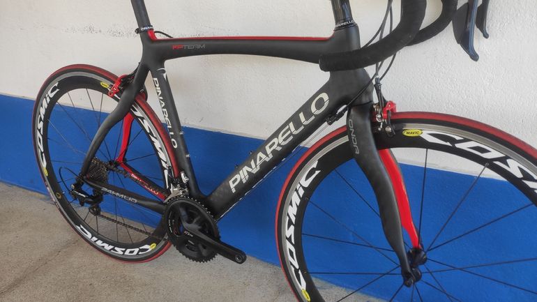 Used Pinarello FP Quattro Easy-Fit Force / Rival Bike 2013 2013 Road & Gravel, Black — image 8 of 16