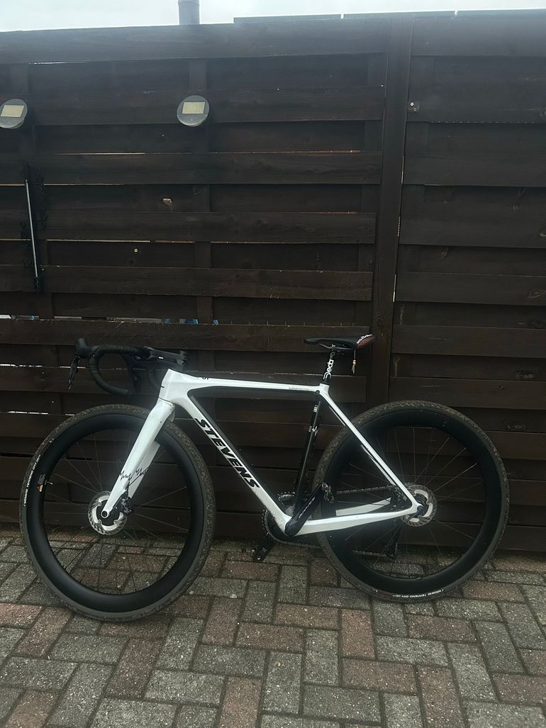 Used Stevens Super Prestige Di2 2026 2026 Road & Gravel, White — image 2 of 3