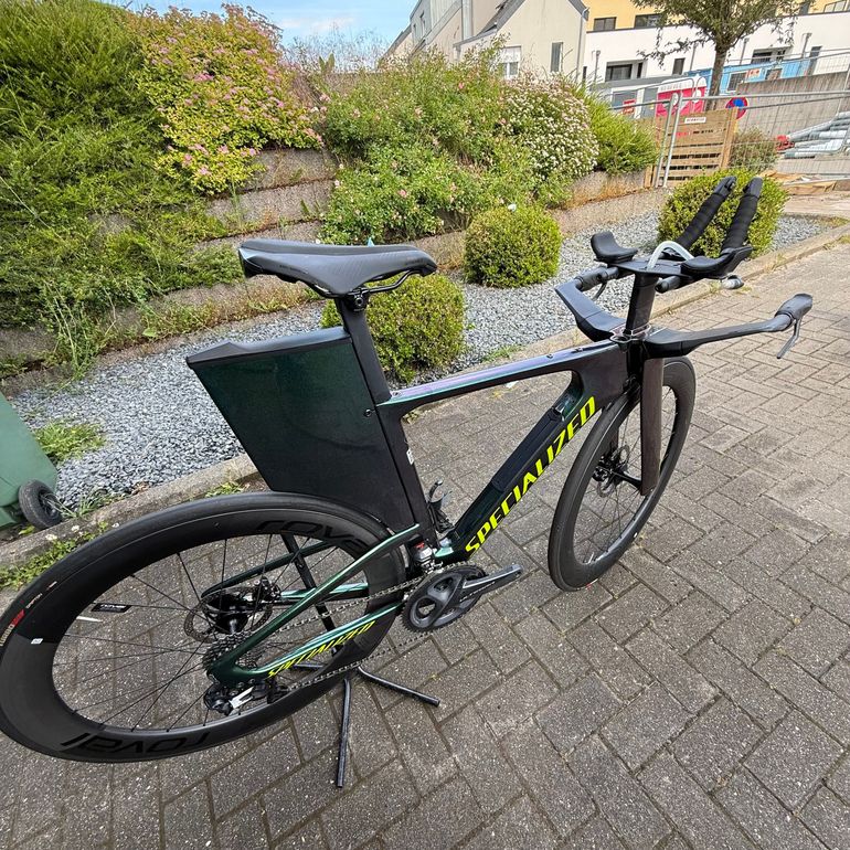 Used Specialized Shiv Expert Disc 2021 2021 Road & Gravel, Verde — image 5 of 7