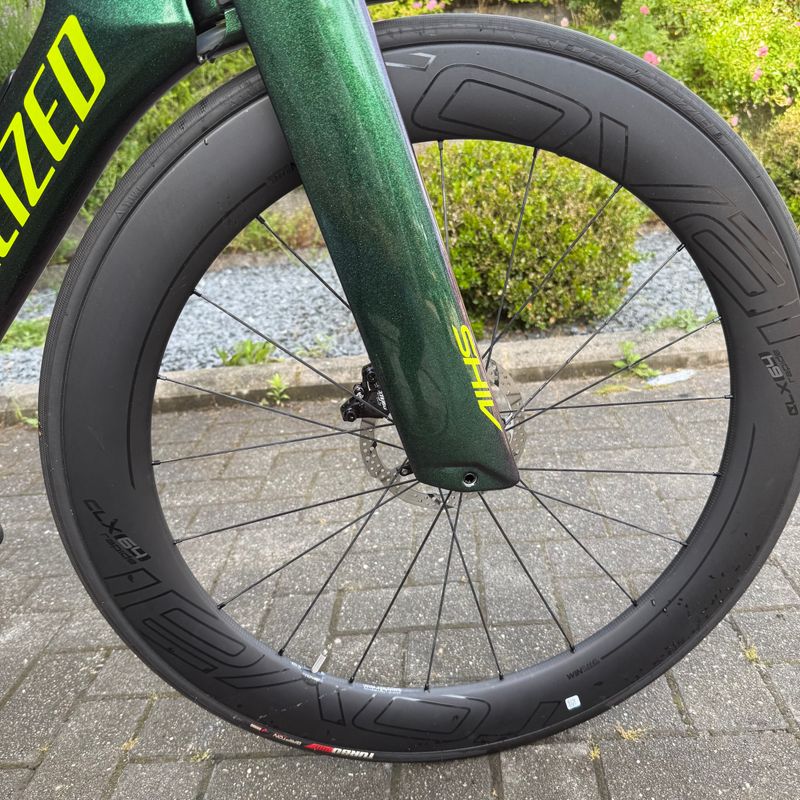 Specialized Shiv Expert Disc 2021 2021 Road & Gravel de segunda mano, Verde — imagen 3 de 7