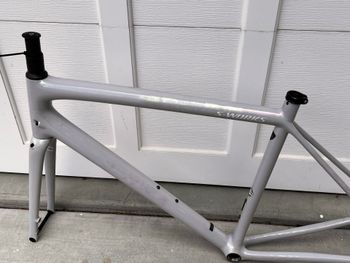 Used Specialized S-Works Aethos Frameset - FACT 12r Carbon 2024 Frameset 2024 Road & Gravel, White — image 2 of 4