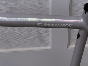 Used Specialized S-Works Aethos Frameset - FACT 12r Carbon 2024 Frameset 2024 Road & Gravel, White — image 3 of 4