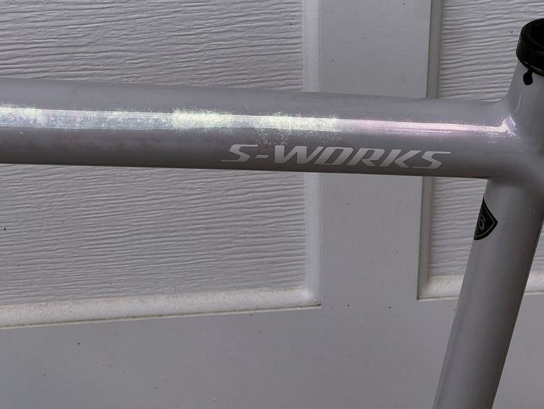 Used Specialized S-Works Aethos Frameset - FACT 12r Carbon 2024 Frameset 2024 Road & Gravel, White — image 3 of 4