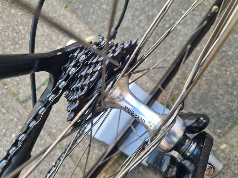 Used van tuyl Van tuyl Custom Shimano Ultegra 1998 Road & Gravel, Nero — image 8 of 10