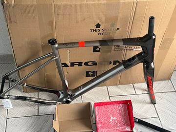 Brugt Argon 18 Dark Matter SRAM Rival eTap AXS 2022 Frameset 2022 Road & Gravel — billede 4 af 23