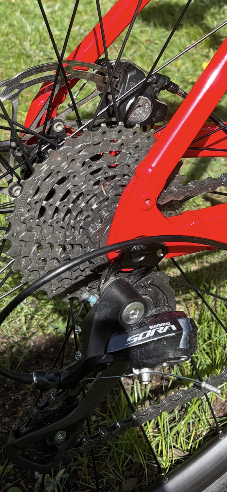 Gebrauchtes Scott Speedster Shimano Sora 2023 Road & Gravel, Rot — Bild 8 von 12